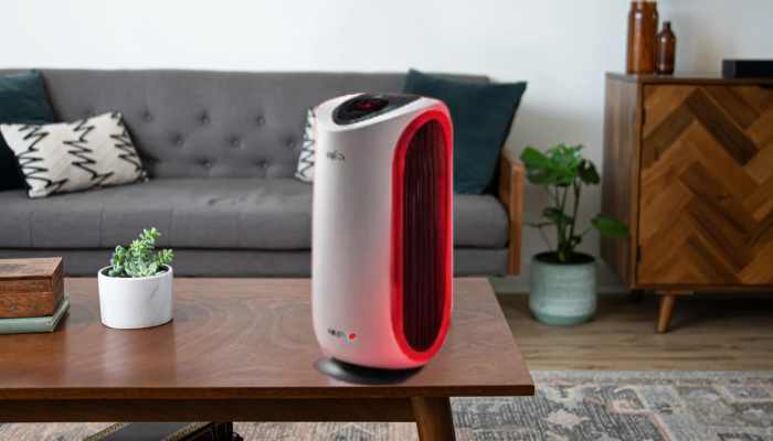 Why is my homedics air purifier blinking red