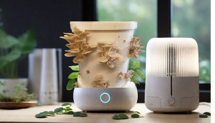 Air purifier for mushroom cultivation