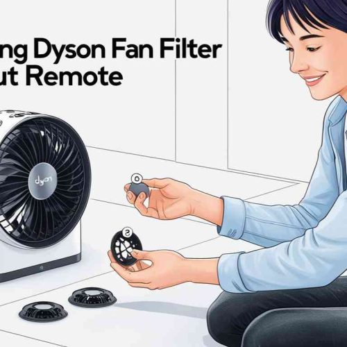 How to reset dyson fan filter without remote | Learn easy